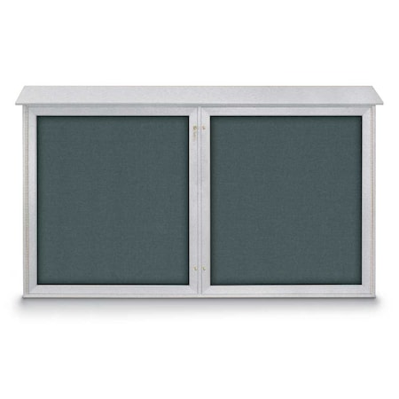 United Visual Products Open Faced Traditional Rounded Corkboard UV646ARC-SATIN-COBACC